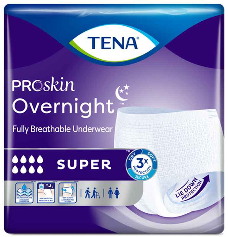 Tena Proskin Protective Underwear Overnight Super, Xl (55"-66") Heavy Item