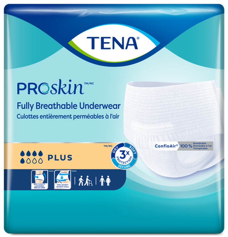 Tena Protective Underwear Plus, X-Large Size 55" X 66" Heavy Item