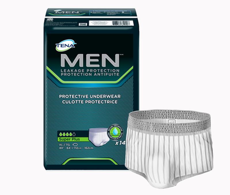 Men Protective Underwear - Large/Xlarge - Super Plus Absorbency W/ Odor Protection Heavy Item