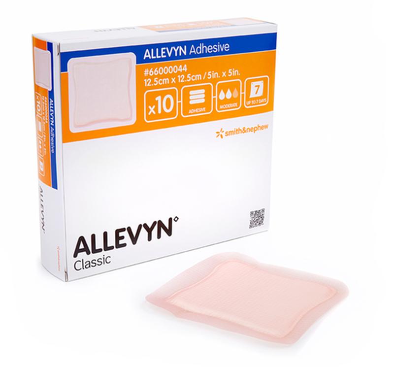 Allevyn Adhesive Foam Dressing, Size 12.5cm X 12.5cm