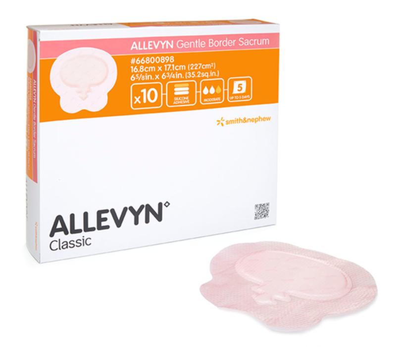 Allevyn Gentle Border Sacrum, Size 16.8cm X 17.1cm