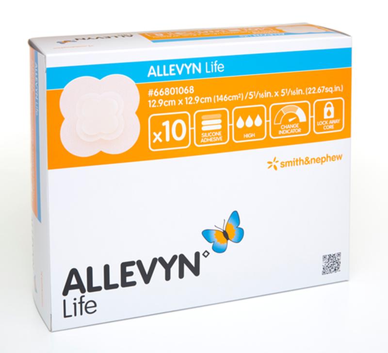 Allevyn Life Adhesive Foam Dressing, Size 12.9 Cm X 12.9 Cm