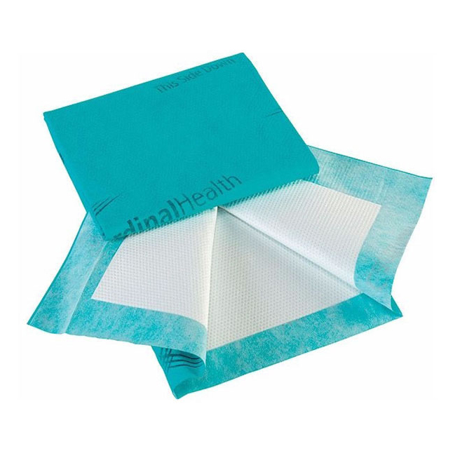 Underpad 18"X24" Premium W/ Maximum Absorbency Core & Air-Permeable Back-Sheet Teal La