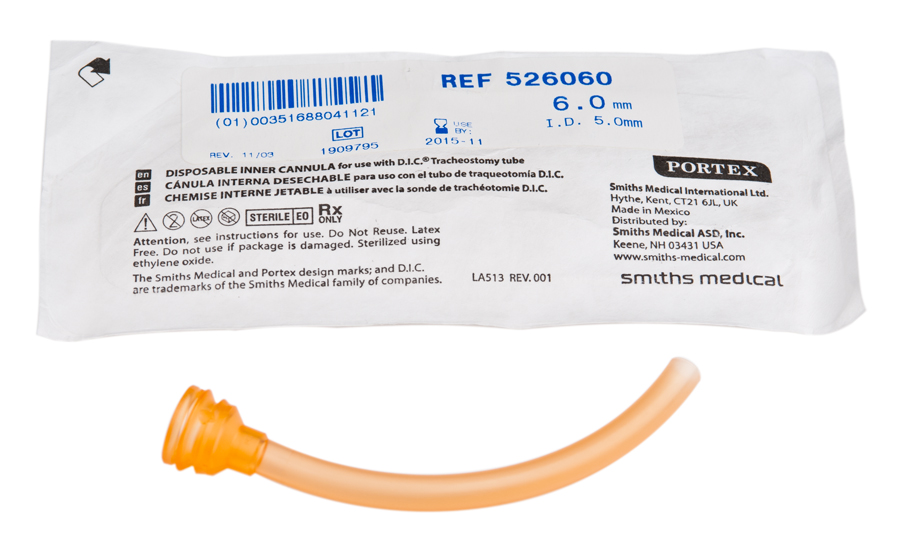 Portex Disposable Inner Cannula, For 6mm Tube, Inner Diameter 5.0mm