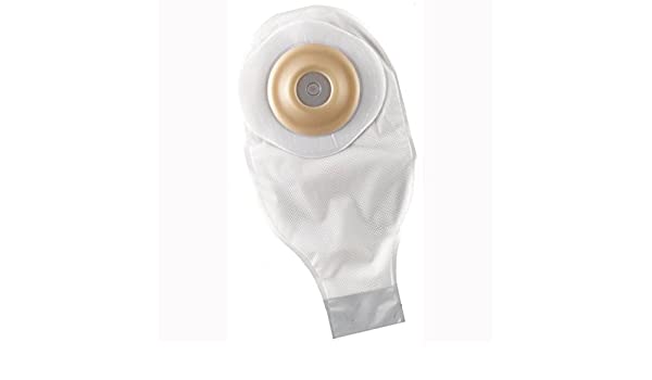 Activelife Flexible Durahesive Convex 1-Piece Drainable Pouch, Transparent, Pre-Cut 45mm (1 3/4