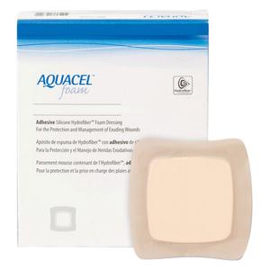 Aquacel Hydrofiber Foam Adhesive Dressing 10cm X 25cm (4x10)" Sterile