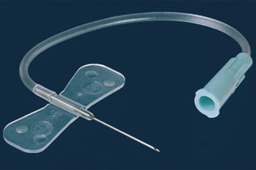 Surflo Winged Infusion Set, 25g, 3/4in, W/12in Tubing, Thin Wall