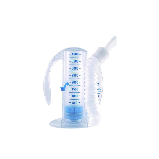 Airlife Volumetric Incentive Spirometer W/ One-Way Valve 2500ml Flexible Tubing W/ Mouthpiece H