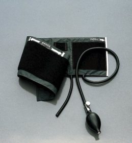 Blood Pressure Inflation System W/ Bulb/Valve & Tri- Fitting Adult 2-Tube Cuff & Bladder