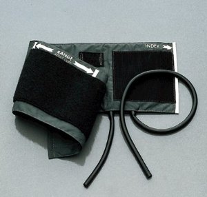Thigh Blood Pressure Cuff And Two Tube Neoprene Bladder